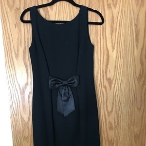Theory Black Dress with Bow